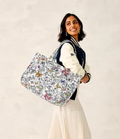 Vera Bradley Wing Bloom Knollton Travel Tote Bag