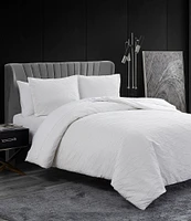 Vera Wang Abstract Crinkle Reversible Comforter Mini Set