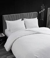 Vera Wang Abstract Crinkle Reversible Comforter Mini Set