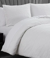 Vera Wang Abstract Crinkle Reversible Comforter Mini Set