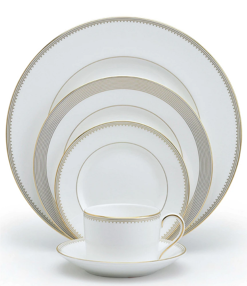 Vera Wang by Wedgwood Golden Grosgrain 5-Piece Place Setting