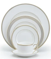 Vera Wang by Wedgwood Golden Grosgrain 5-Piece Place Setting