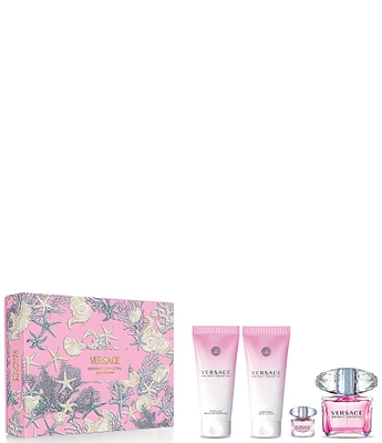 Versace Bright Crystal Eau de Toilette 4-Piece Gift Set
