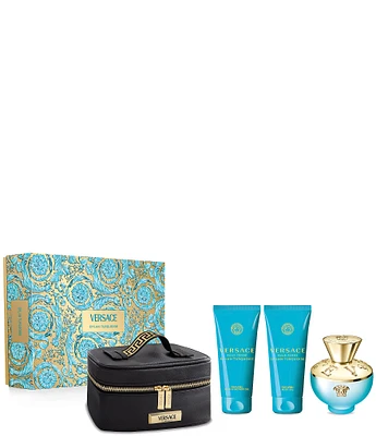 Versace Dylan Turquoise Eau de Toilette Gift Set, 4 Piece