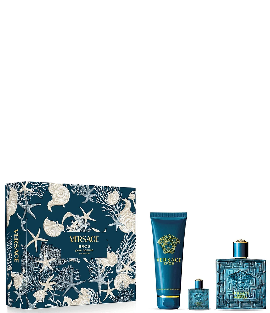 Versace Eros Parfum 3-Piece Gift Set