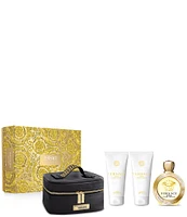 Versace Eros Pour Femme Eau de Toilette Gift Set, 4 Piece