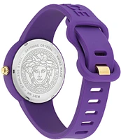 Versace Medusa Pop Quartz Analog Silicone Strap Watch