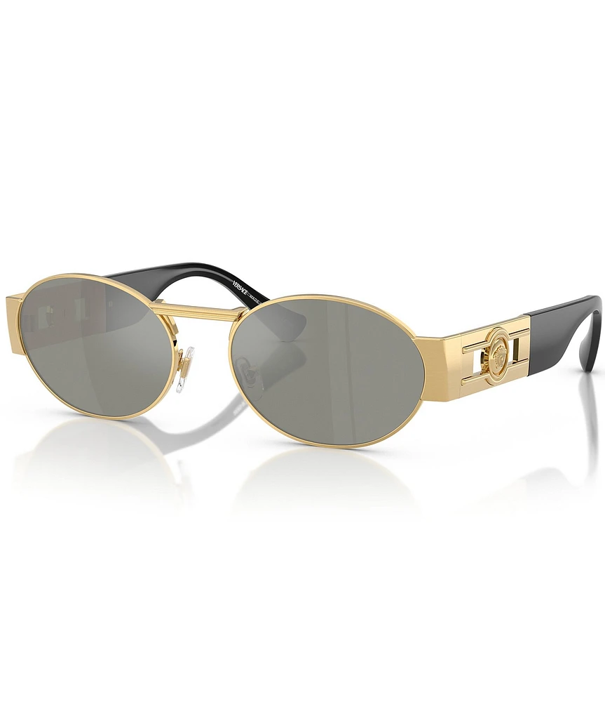 Versace Men's VE2264 56mm Oval Sunglasses