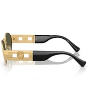 Versace Men's VE2264 56mm Oval Sunglasses