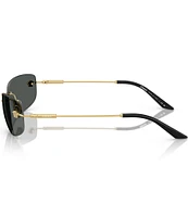 Versace Men's VE2279 60mm Rectangle Sunglasses