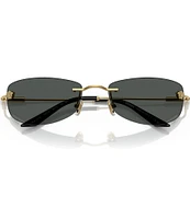 Versace Men's VE2279 60mm Rectangle Sunglasses