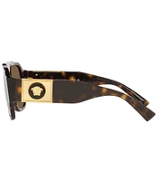 Versace Men's Ve4406 56mm Rectangle Sunglasses