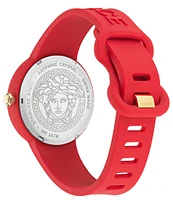 Versace Unisex Medusa Pop Quartz Analog Silicone Strap Watch