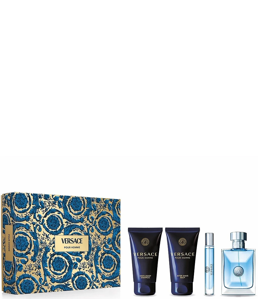 Versace Versace Pour Homme 4-Piece Gift Set