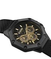 Versace Versus By Versace Men's Palestro Chronograph Black Leather Strap 45mm Watch