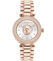 Versace Versus By Versace Women's Brick Lane Analog Rose Gold Tone Stainless Steel Bracelet Watch