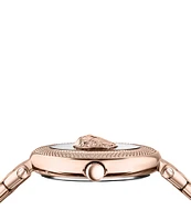 Versace Versus By Versace Women's Brick Lane Analog Rose Gold Tone Stainless Steel Bracelet Watch