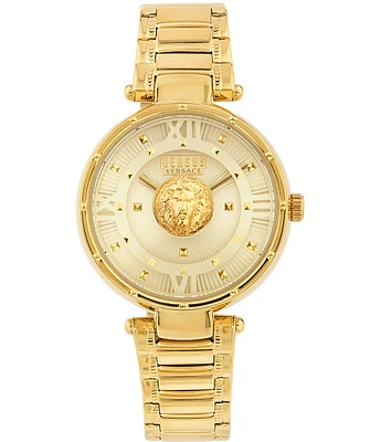 Versace Versus By Versace Women's Moscova Analog Gold Tone Stainless Steel Bracelet Watch