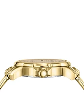 Versace Versus Versace Men's 6E Arrondissement Crystal Multifunction Gold Stainless Steel Bracelet Watch