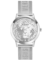 Versace Versus Versace Men's Barbes Domus Analog Stainless Steel Silver Mesh Bracelet Watch