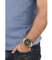 Versace Versus Versace Men's Colonne Chronograph Gold Stainless Steel Bracelet Watch