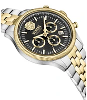 Versace Versus Versace Men's Colonne Chronograph Two Tone Stainless Steel Bracelet Watch