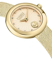 Versace Versus Versace Women's Lea Analog Gold Stainless Steel Mesh Bracelet Watch