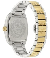 Versace Women's Dominus Analog Two Tone Stainless Steel Bracelet Watch