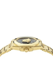 Versace Women's Hera Analog Gold Tone Stainless Steel Bracelet Watch