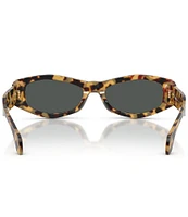 Versace Women's VE4487 54mm Oval Sunglasses