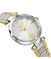 Versus By Versace Women's Covent Garden Analog Two Tone Stainless Steel Bracelet Watch