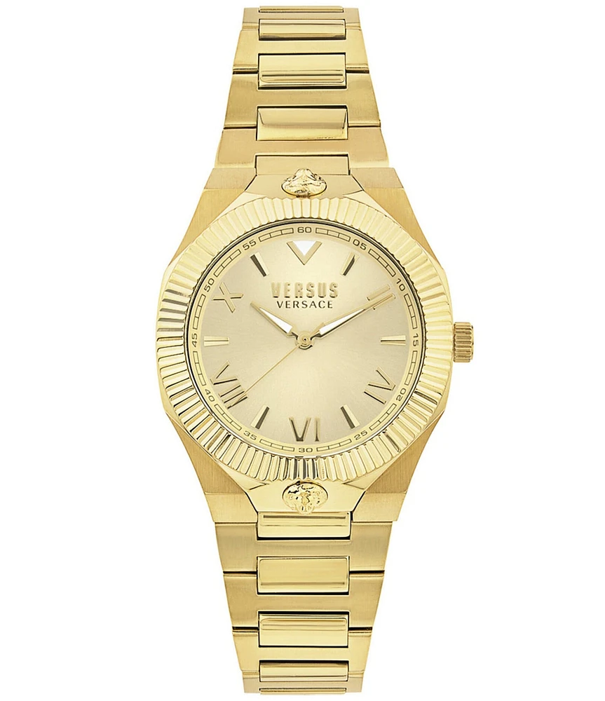 Versus By Versace Women's Echo Park Analog Gold Stainless Steel Bracelet Watch