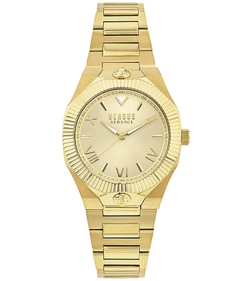 Versus By Versace Women's Echo Park Analog Gold Stainless Steel Bracelet Watch