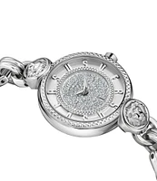 Versus By Versace Women's Les Docks Crystal Analog Stainless Steel Bracelet Watch