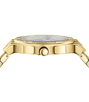 Versus By Versace Women's Vittoria Crystal Analog Gold Stainless Steel Bracelet Watch