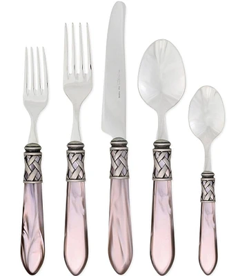 VIETRI Aladdin Antique 5-Piece Stainless Steel Flatware Set