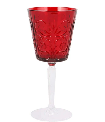 VIETRI Barocco Ruby Wine Glass