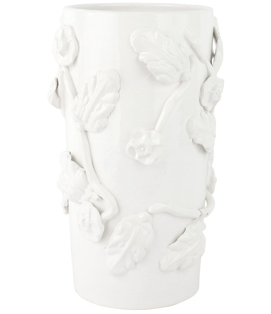 VIETRI Bougainvillea Garden White Cachepot