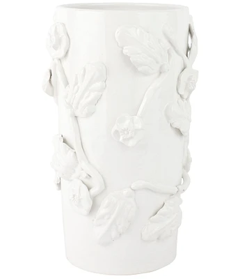 VIETRI Bougainvillea Garden White Cachepot