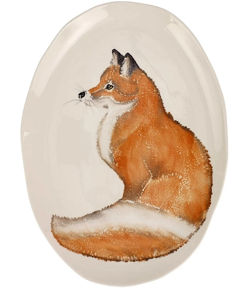 VIETRI Cacciatore Fox Medium Oval Platter