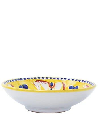 VIETRI Campagna Cavallo Horse Print Coupe Pasta Bowl