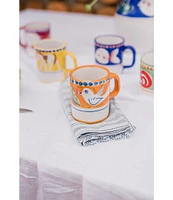 VIETRI Campagna Chicken Gallina Print Coffee Mug