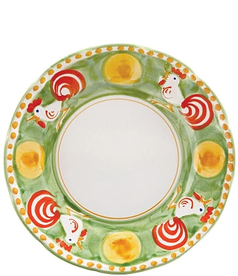 VIETRI Campagna Chicken Gallina Print Dinner Plate