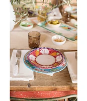 VIETRI Campagna Mucca Cow Print Dinner Plate