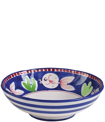 VIETRI Campagna Pesce Fish Print Large Serving Bowl