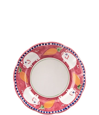 VIETRI Campagna Porco Pig Print Salad Plate