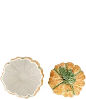VIETRI Festive Fall Medium Covered Pumpkin DIsh