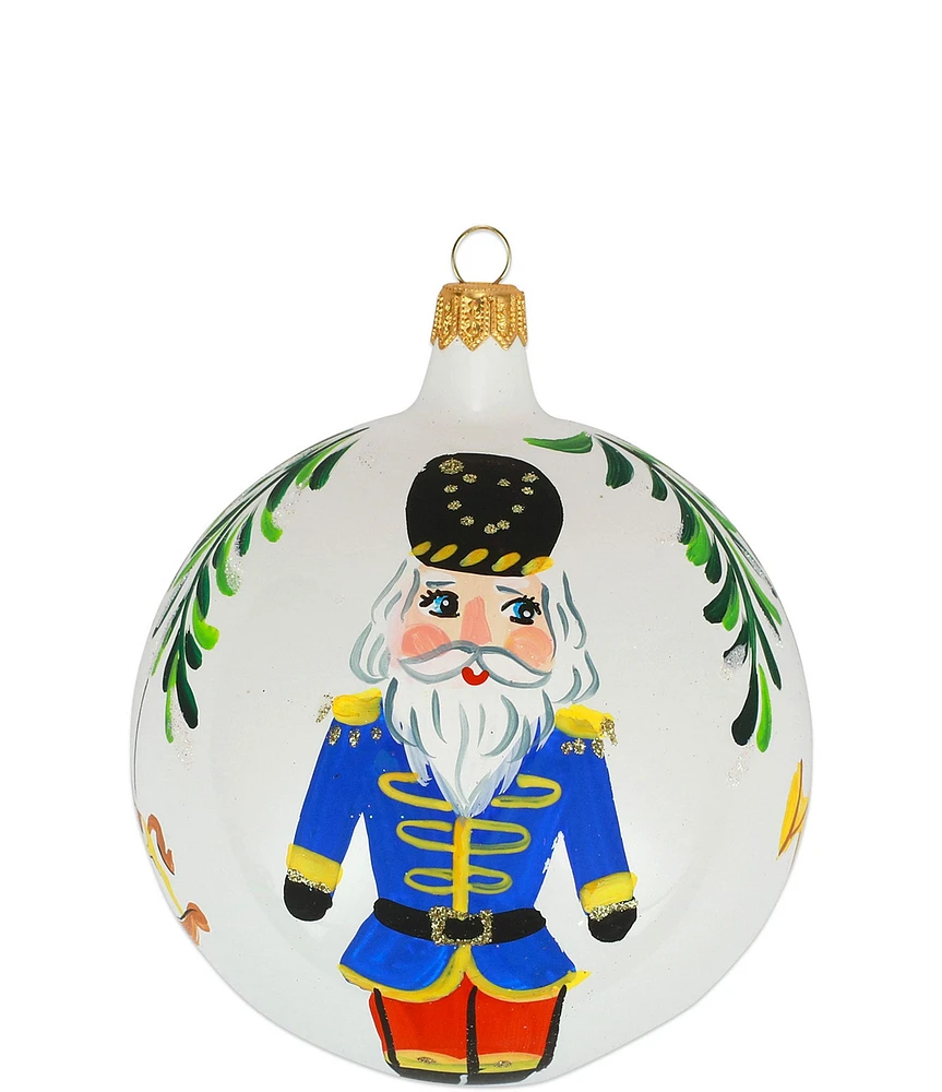 VIETRI Holiday Blue Nutcracker Ornament