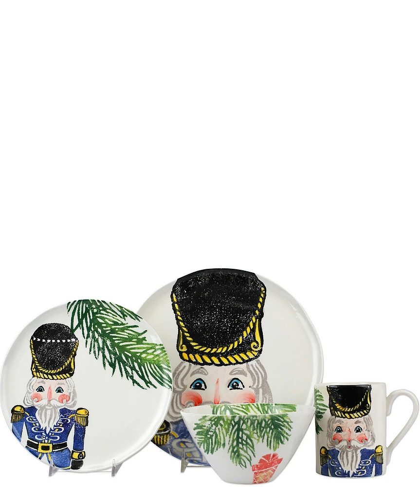 VIETRI Holiday Nutcrackers 4-Piece Place Setting