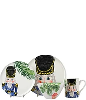 VIETRI Holiday Nutcrackers 4-Piece Place Setting